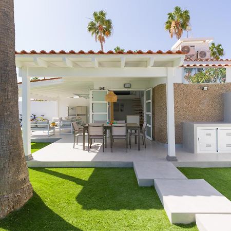 Aquarium Bungalow Private Jacuzzi, 3 Bedrooms, Ac And Bikes Maspalomas  Extérieur photo