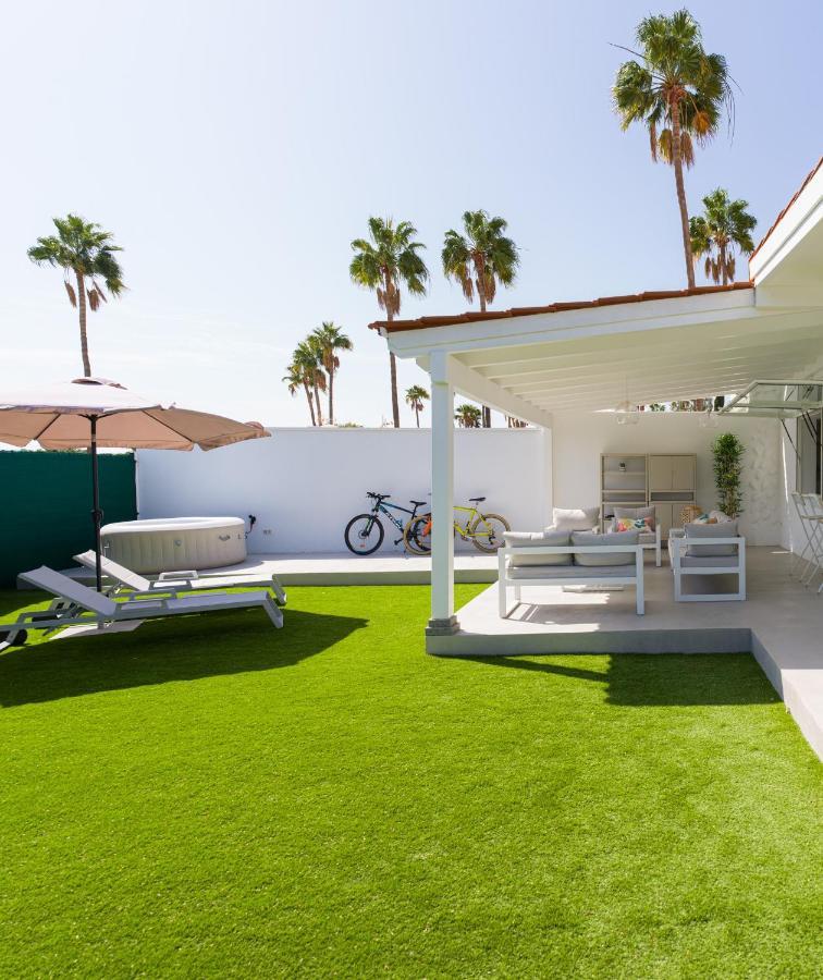 Aquarium Bungalow Private Jacuzzi, 3 Bedrooms, Ac And Bikes Maspalomas  Extérieur photo