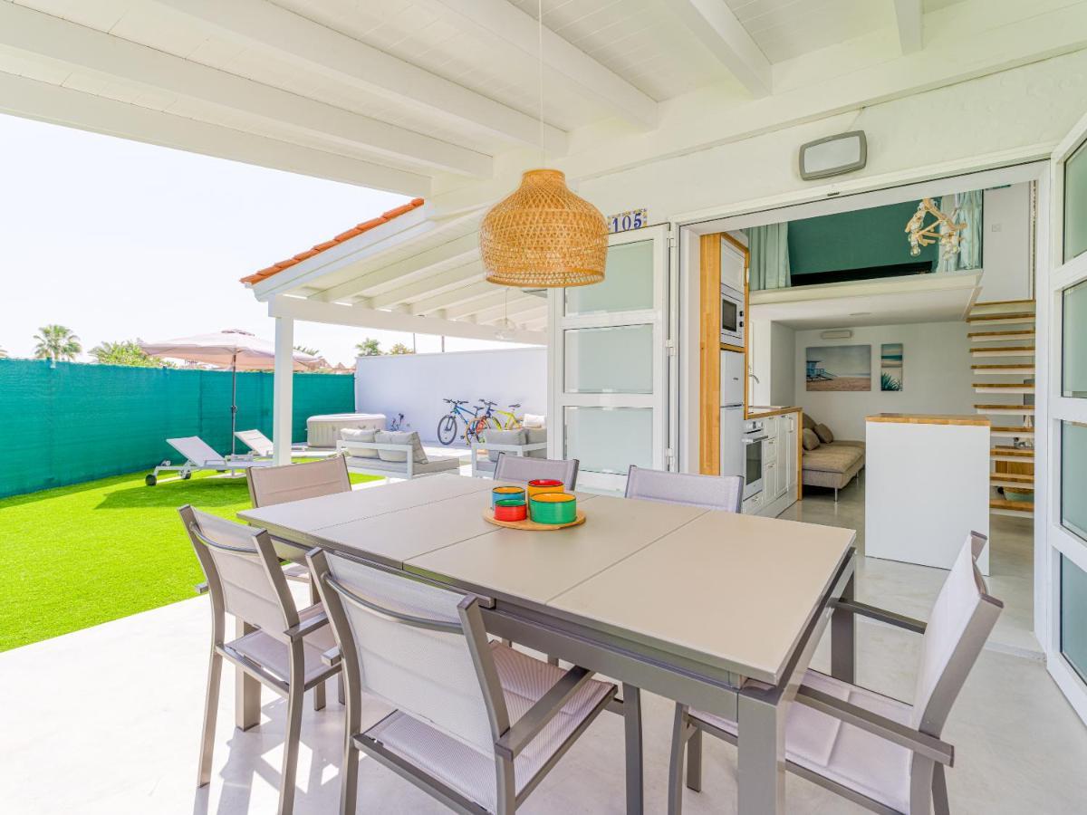 Aquarium Bungalow Private Jacuzzi, 3 Bedrooms, Ac And Bikes Maspalomas  Extérieur photo